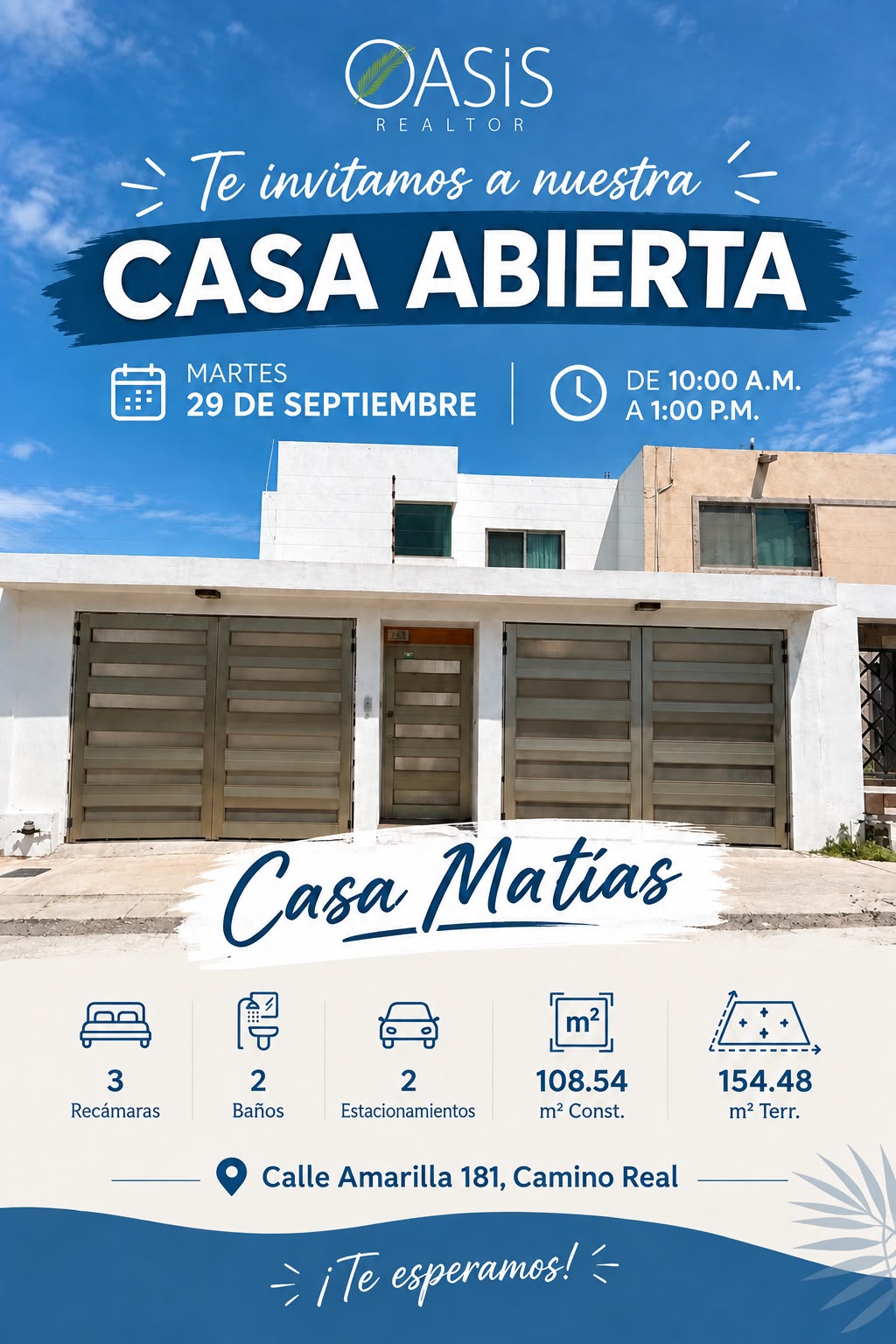 Open House Casa Matías 29 sep casamatias